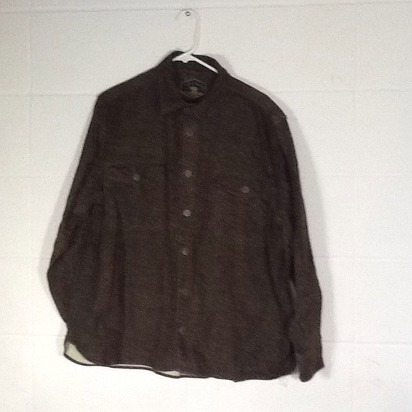 Freedom Foundry Brown Fleck Flannel Shirt XL - Picture 2 of 7